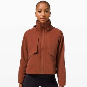 ISO Lululemon Always Effortless Jacket in Dark Terracotta